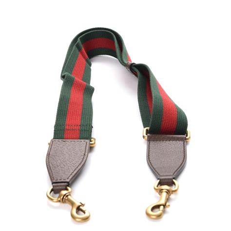 Gucci web red shoulder strap